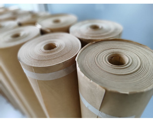 Бумага оберточная крафт в рулоне 78 гр/м2 (ф102/105см) 10кг 130м