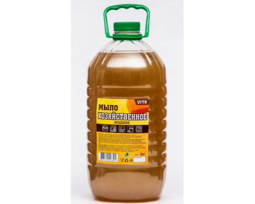 Жидкое мыло 5л VITA ПЭТ хозяйственное