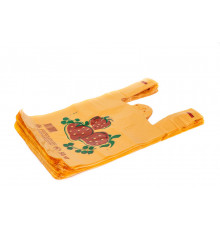 Майка ПНД 30+15*50 20мкм Ягода Клубника уп 100шт (пак 2000)