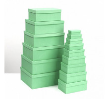 Коробка подарочная 8*8*6 САЛАТОВЫЙ