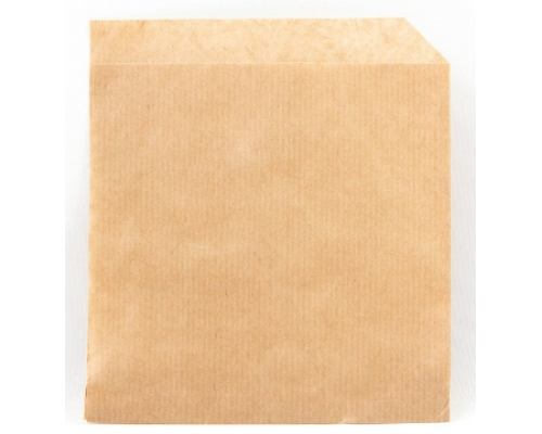 Пакет бумажный уголок 175*150 крафт б/п