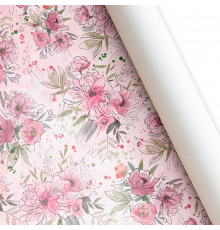 Бумага упаковочная 60*87 Пионы
