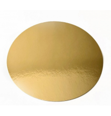 Подложка для торта 0,8 золото d200мм