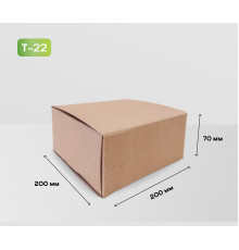 Коробка картонная самосборная 200*200*70мм СП ЧЛБ УФА НСК