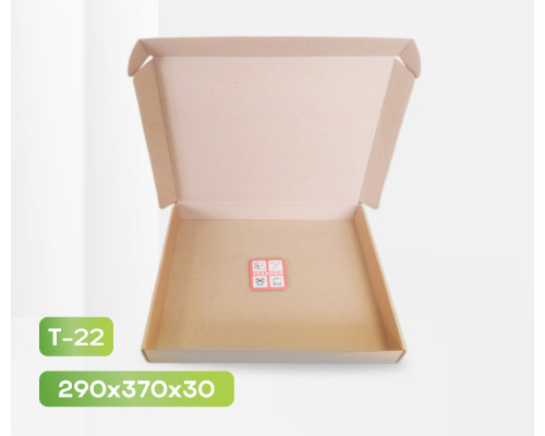Коробка картонная самосборная 290*370*30мм СП ЧЛБ