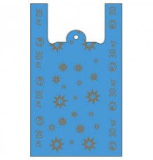 Майка ПНД 36+15*60 15мкм ЗВЕЗДЫ цвет в ассортименте 100шт (уп1500)