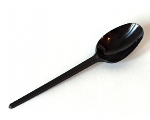 Ложка столовая пластик 180мм Элпи ЛЮКС черная 100шт (уп 2000)