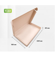 Коробка картонная самосборная 245*125*20мм СП ЧЛБ УФА