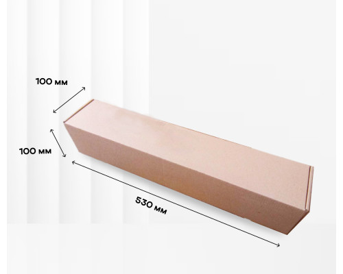 Коробка картонная самосборная 530*100*100мм СП УФА