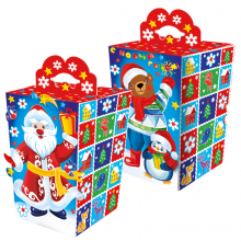 Коробка НГ Мозайка 80*80*165 700гр