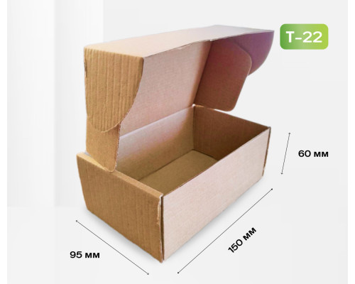 Коробка картонная самосборная 150*95*60мм СП ЧЛБ УФА