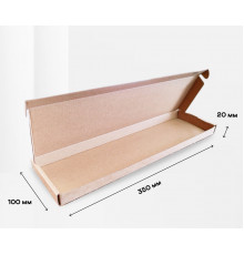 Коробка картонная самосборная 350*100*20мм СП УФА НСК