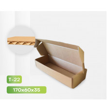 Коробка картонная самосборная 170*60*35мм СП УФА