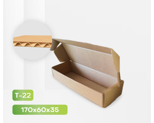 Коробка картонная самосборная 170*60*35мм СП УФА