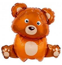 Шар фольгированный 27"/68см Лесной Мишка ТМ ВЕСЕЛУХА