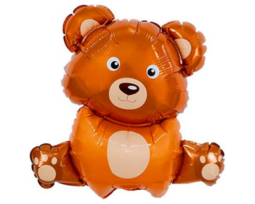 Шар фольгированный 27"/68см Лесной Мишка ТМ ВЕСЕЛУХА