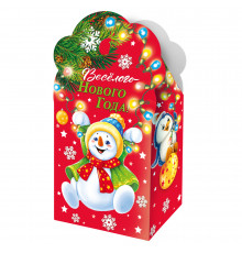 Коробка НГ Качели 135*75*260 600гр (уп150)