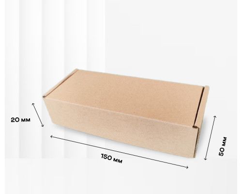 Коробка картонная самосборная 150*50*20мм СП УФА