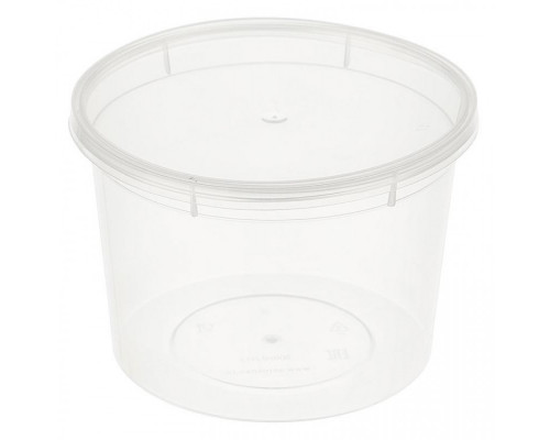 Банка 500мл с крышкой d112 h75 прозр Aerosnab (уп198)