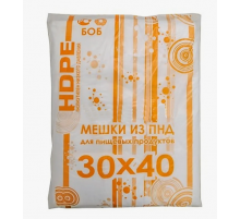 Мешок ПНД 30*40 10мкм 0,75кг БОБ оранжевый