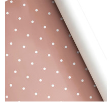 Бумага упаковочная 60*89 Белый горох ТМ ВЕСЕЛЫЙ ПРАЗДНИК