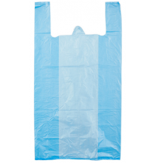 Майка ПНД 40+20*75 15мкм НУЛЕВКА синий уп 100шт (пак 1000) Союз-Пакет