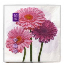 Салфетки бумажные 33*33 20 листов 2-слойные рисунок в ассортименте