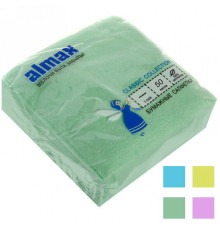 Салфетки бумажные 25*25см 50л цвет в ассортименте