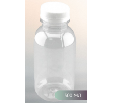 ПЭТ бутылка 0,3л горло 38мм + КРЫШКА комплект