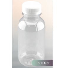 ПЭТ бутылка 0,3л горло 38мм + КРЫШКА комплект