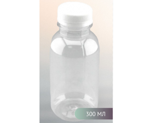 ПЭТ бутылка 0,3л горло 38мм + КРЫШКА комплект