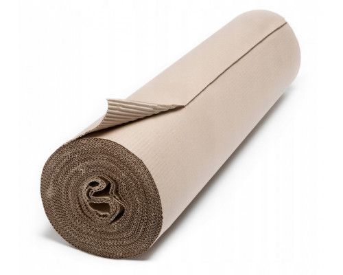 Гофрокартон двухслойный 105см в рулоне 50м жесткий 10,5кг