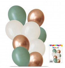 Набор шаров Эвкалипт и золото 9в1 ТМ ВЕСЕЛУХА