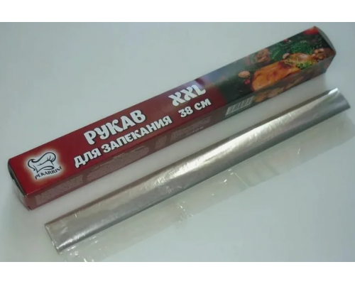 Рукав для запекания 38*3м 12мкм XXL под гуся в футляре