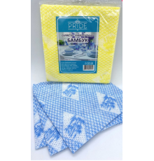 Салфетки из бамбукового волокна 30*38 Pride (уп 3шт)