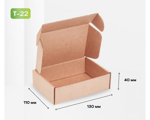 Коробка картонная самосборная 110*130*40мм СП УФА