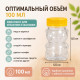 Банка ПЭТ 0,1л МИШКА желтая крышка 38мм