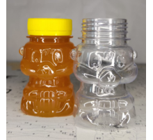 Банка ПЭТ 0,1л МИШКА желтая крышка 38мм