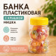 Банка ПЭТ 0,1л МИШКА желтая крышка 38мм