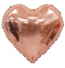 Шар фольгированный 24"/60см Сердце ЦВЕТ В АССОРТИМЕНТЕ