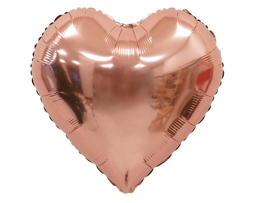 Шар фольгированный 24"/60см Сердце ЦВЕТ В АССОРТИМЕНТЕ