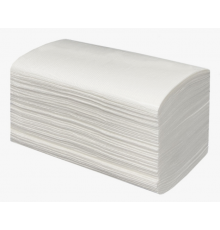 Полотенце бумажное листовое для диспенсера 200л 20,5*23 V-сложение 2-х сл белое Laima