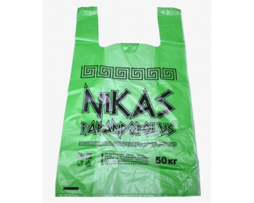 Майка ПНД 30+16*55 20мкм Nikas цвет в ассортименте уп 100шт (пак 2000)