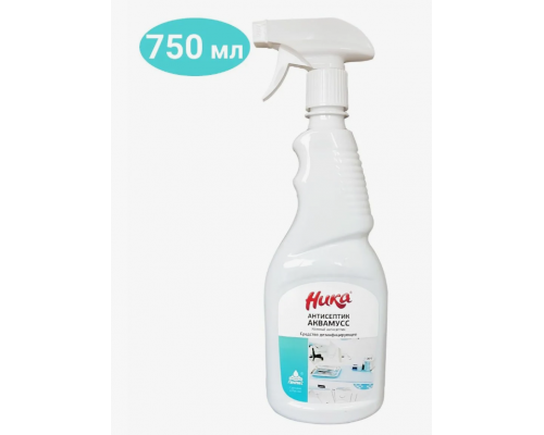 Антисептик 750мл НИКА Аквамусс средство дезинфицирующее для рук и поверхностей триггер