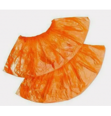 Бахилы ПНД 4гр Оранжевые (уп25пар/50шт)