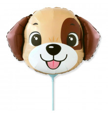 Шар фольгированный 12"/30см Собачка мини FLEX METAL S. L.