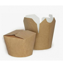 Контейнер под лапшу 500мл крафт d-121мм