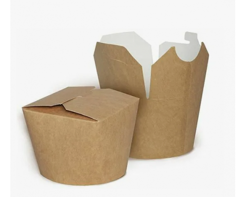 Контейнер под лапшу 500мл крафт d-121мм