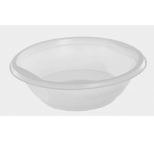 Миска пластиковая 600мл d-170 прозрачная Полимерпласт (50/1600)