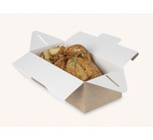 Упаковка для фаст-фуда OSQ BOX WITH HANDLE крафт 4000мл